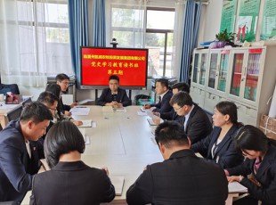 彩运网  举行党史学习教育第五期念书班